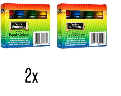 Liquid food coloring - 8,